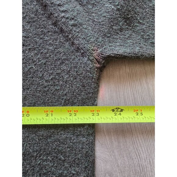 Woolrich Mens Wool Blend Sweater Dark Pine Size L - Picture 7 of 7